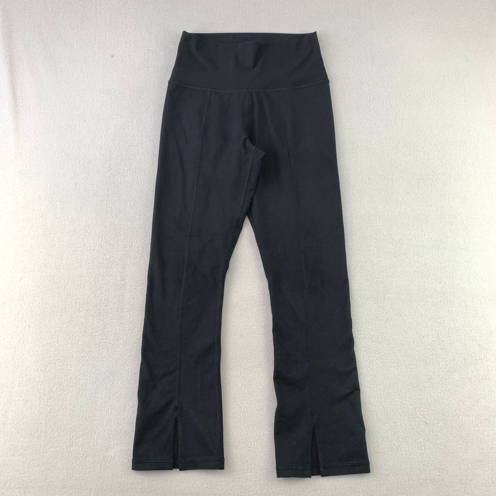 OFFLINE by Aerie The Hugger Legging Women M Black Hi-Rise Gym Split Hem Pants